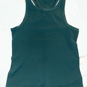 Lululemon Athletica Fitted Green Tank Top